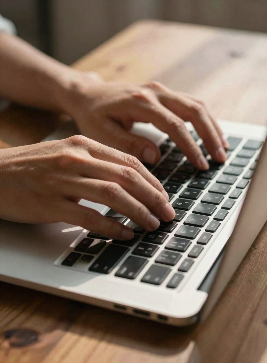 Manos escribiendo y organizando recursos con calma